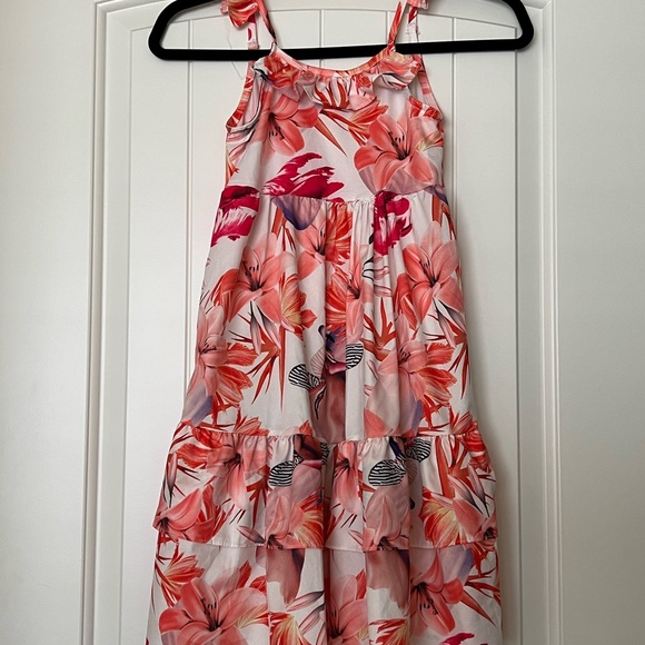 Mia Belle Ruffle sleeve Maxi Dress Size 6- worn once! - Picture 3 of 6